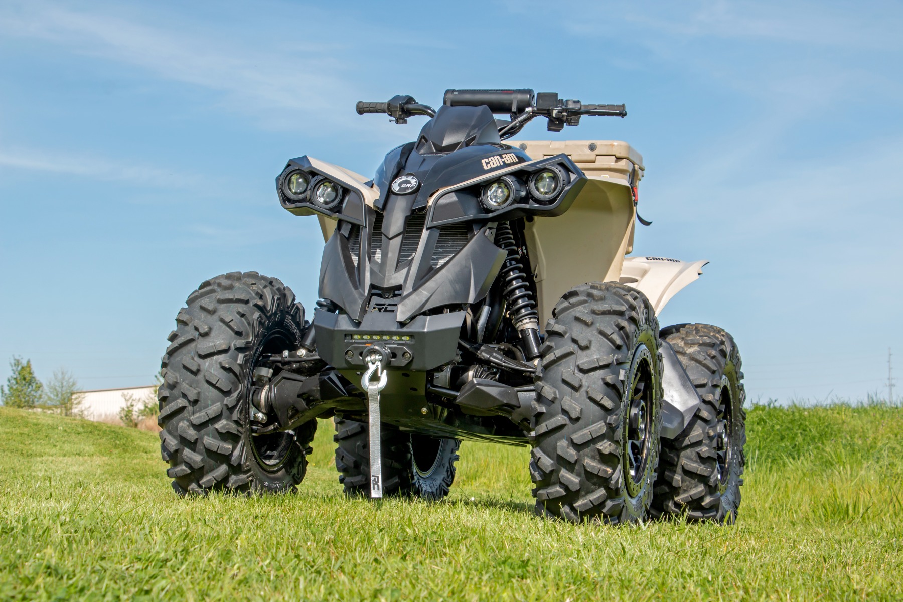 Windenstoßstange | 4500-Lb-Seilwinde | Synthetikseil | Can-Am Renegade 1000/Renegade 500 — Bild 6
