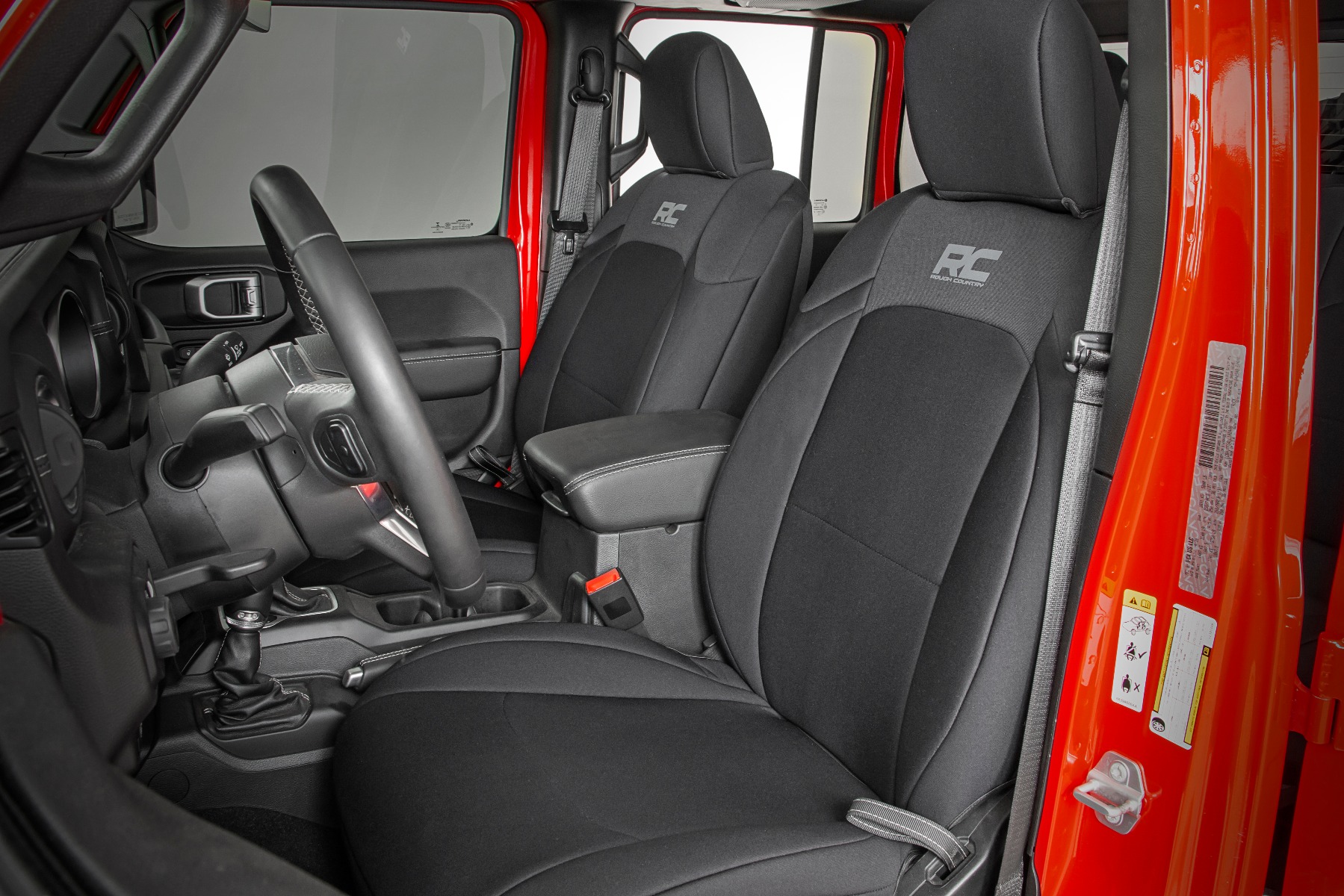 Sitzbezüge | Vorne und hinten mit Getränkehalter | Jeep Gladiator JT 4WD (2020–2026) — Bild 2