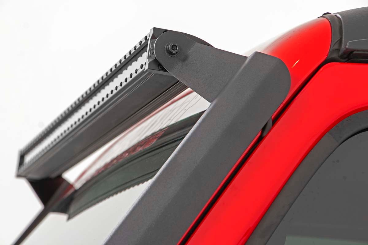 LED-Beleuchtungsset | Windschutzscheibenhalterung | 50 Zoll BLK zweireihig | Jeep Gladiator JT/Wrangler JL (18–26) — Bild 5