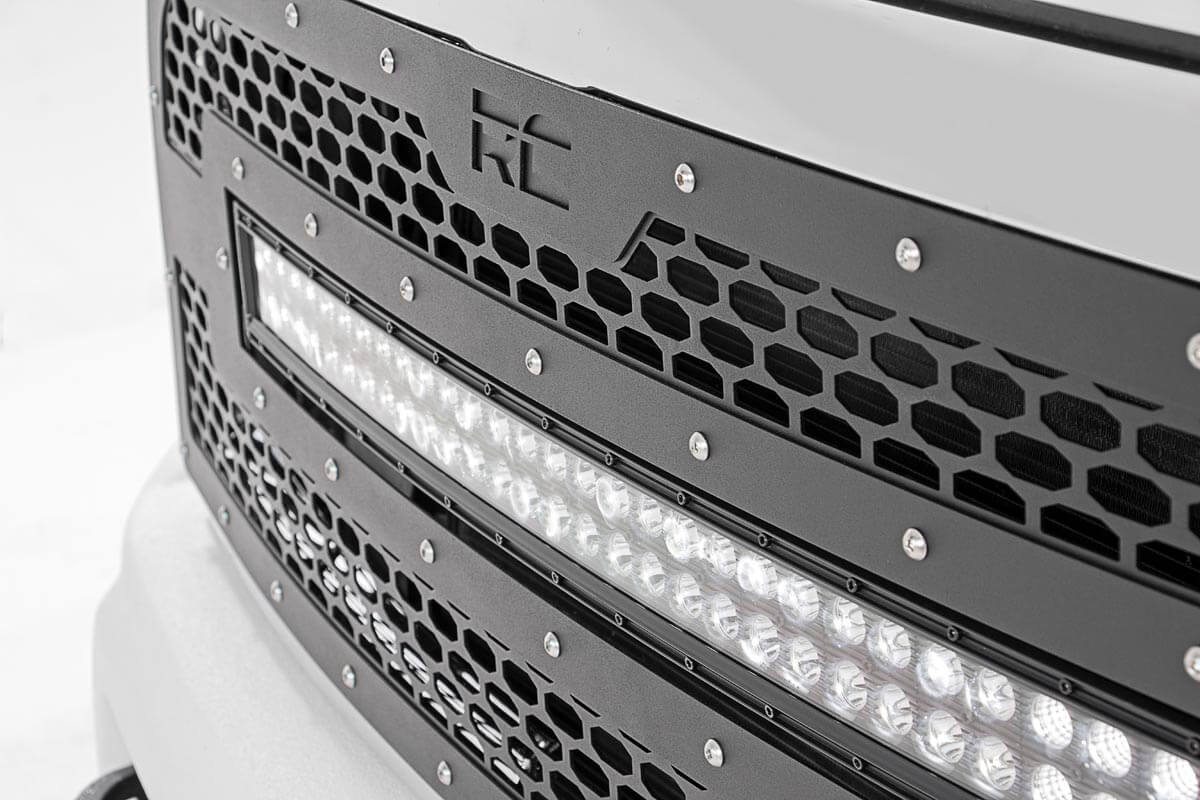 Kühlergrill | 30 Zoll Zweireihige LED-Leuchten | Schwarz | RAM 2500/3500 2WD/4WD (2013–2018) — Bild 5