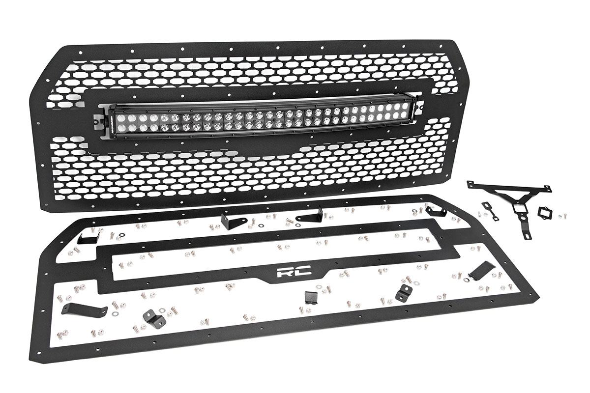 Kühlergrill aus Gitter | 30 Zoll Zweireihige LED-Leuchten | Schwarz | Ford F-150 2WD/4WD (2015–2017) — Bild 3