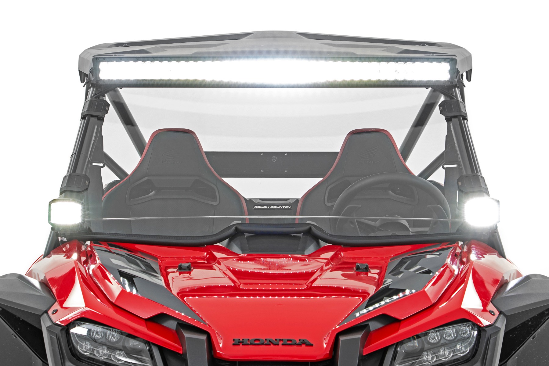 LED-Beleuchtungsset | Frontmontage | 40 Zoll Schwarz, zweireihig | Weiße Tagfahrleuchten | Honda Talon 1000 — Bild 3