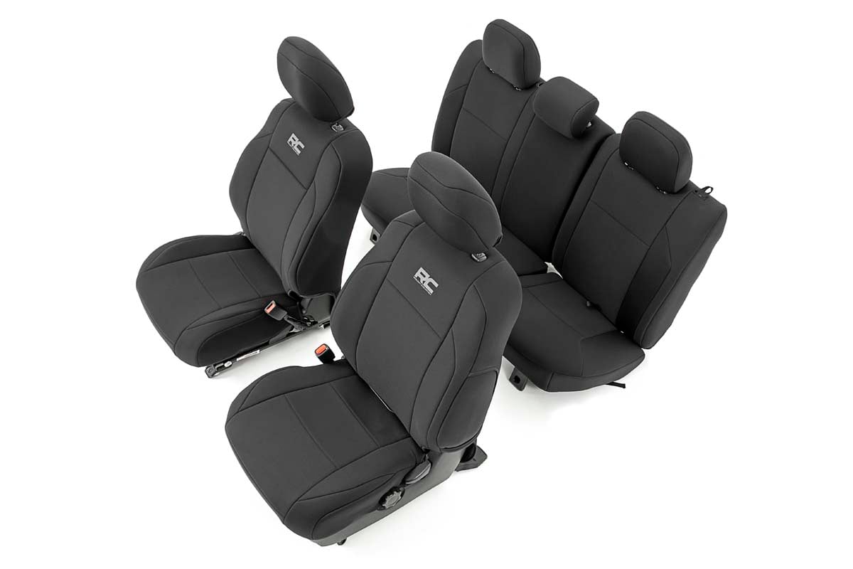 Seat Covers | FR & RR | Double Cab | Toyota Tacoma 2WD/4WD (2016-2023) — Bild 2