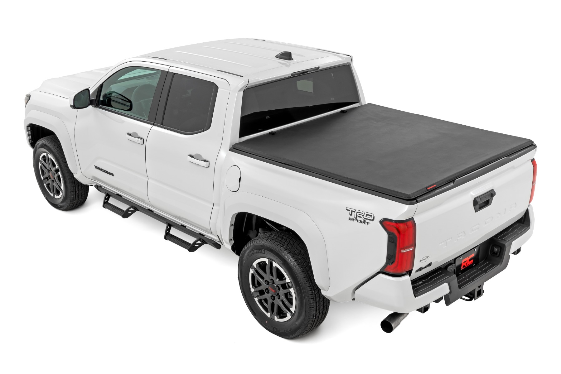Weiche, dreifach faltbare Ladeflächenabdeckung | 5' Ladefläche | Doppelkabine | Toyota Tacoma 2WD/4WD (24–26) — Bild 3