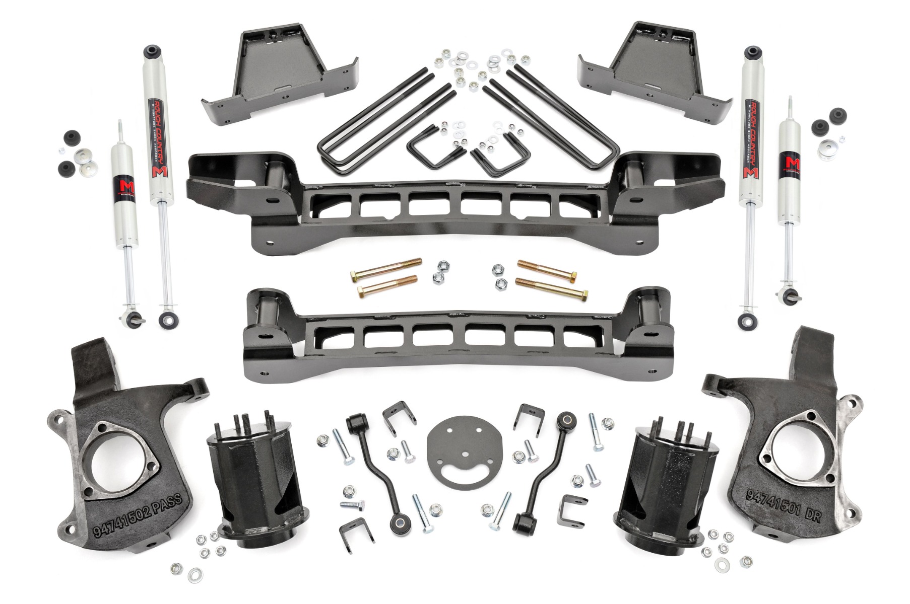 6 Inch Lift Kit | M1 Shocks | Chevy/GMC 1500 2WD (99-06 & Classic) — Bild 1