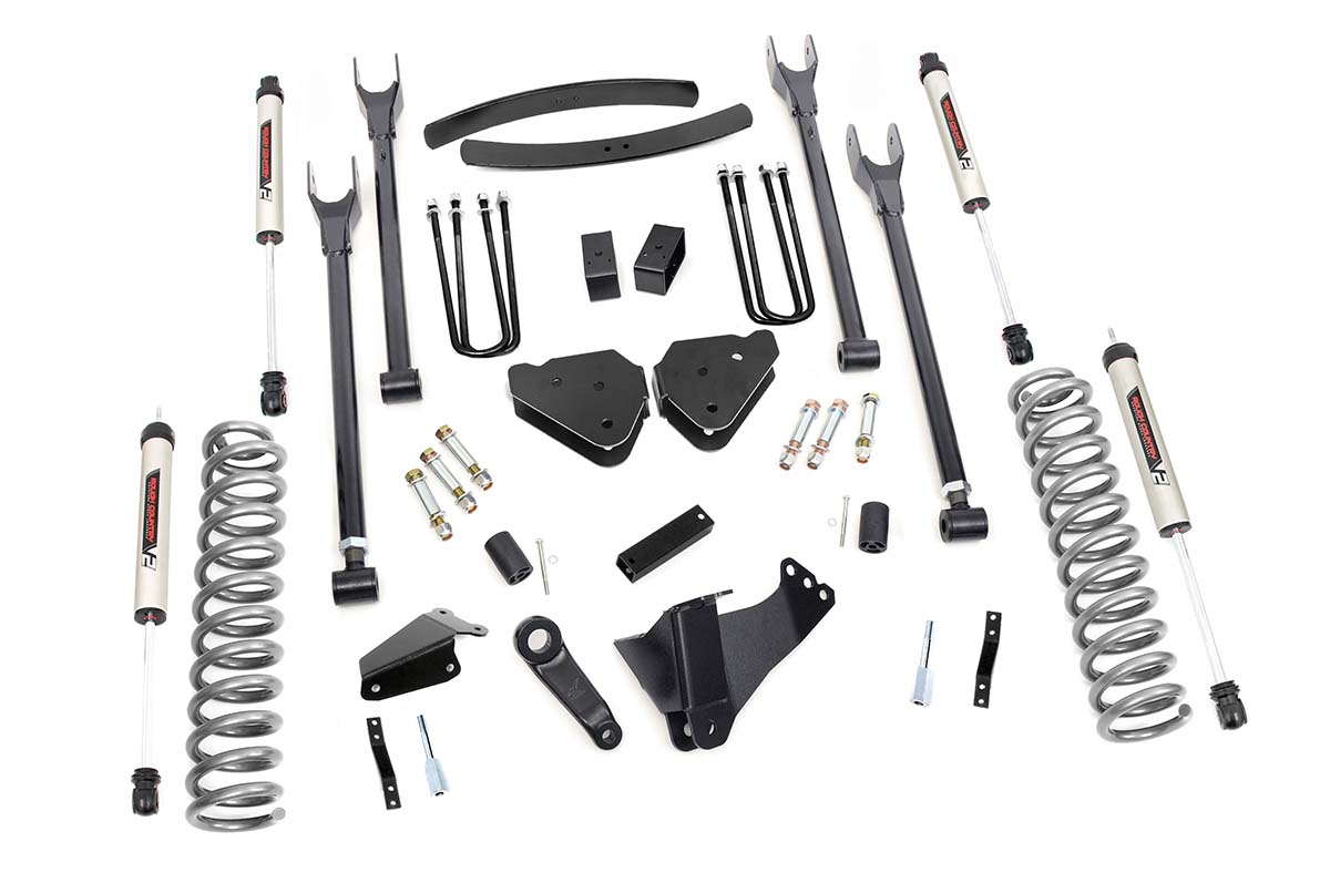 6-Zoll-Lift Kit | Diesel | 4-Lenker-Aufhängung | Ohne Zusatzfedern | V2 | Ford F-250/F-350 Super Duty (05–07)