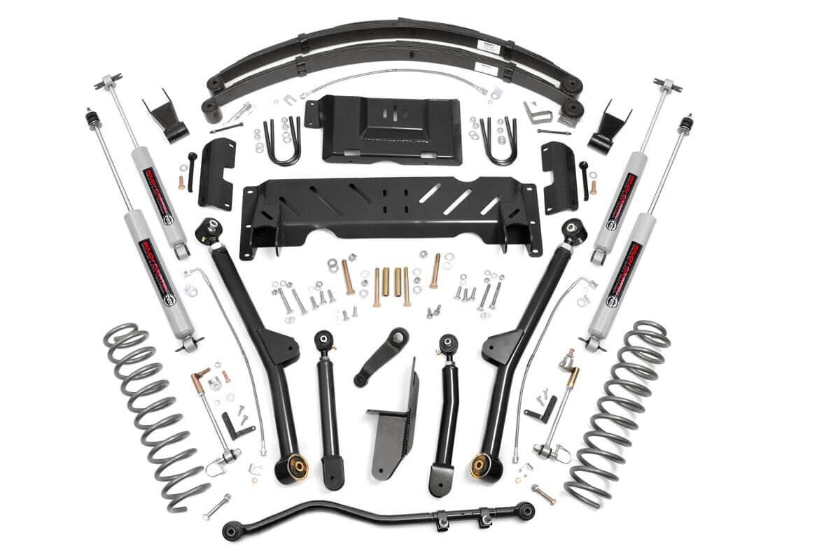 6,5-Zoll-Lift Kit | Long Arm | NP242 | Jeep Cherokee XJ 4WD (1984–2001)