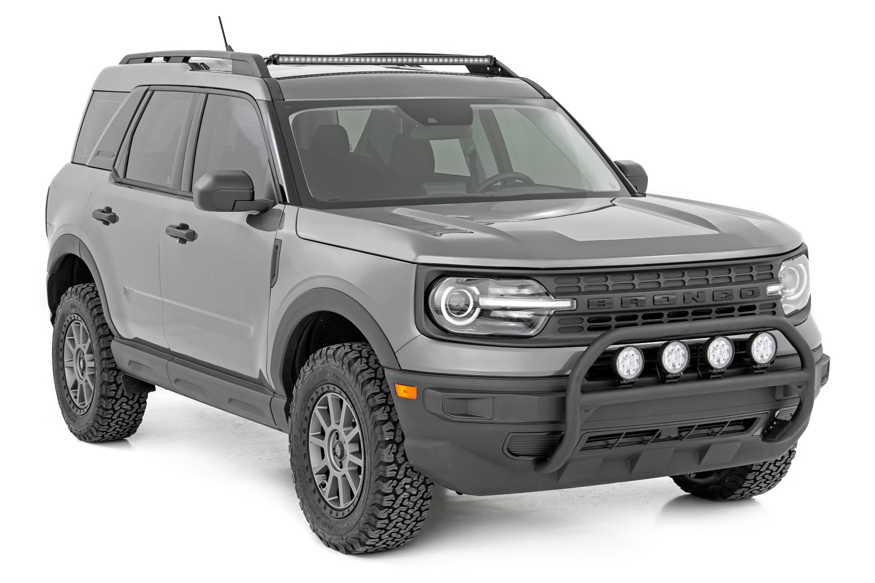 LED-Beleuchtungsset | Befestigung am Dachgepäckträger | 40" Schwarz, einreihig | Ford Bronco Sport (21–26) — Bild 3
