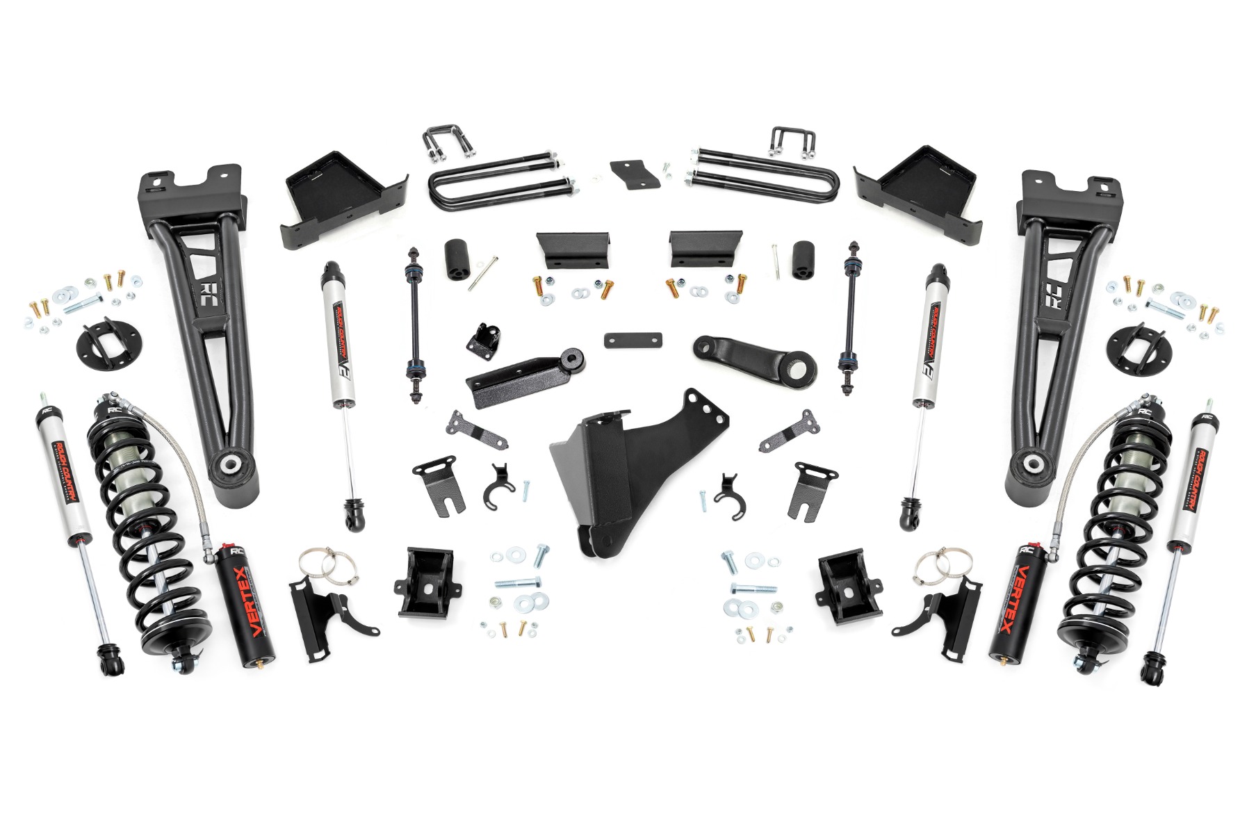 6-Zoll-Höherlegung | Radiusarm | V2-Gewindefahrwerk | Ford F-250/F-350 Super Duty 4WD (2023–2026)