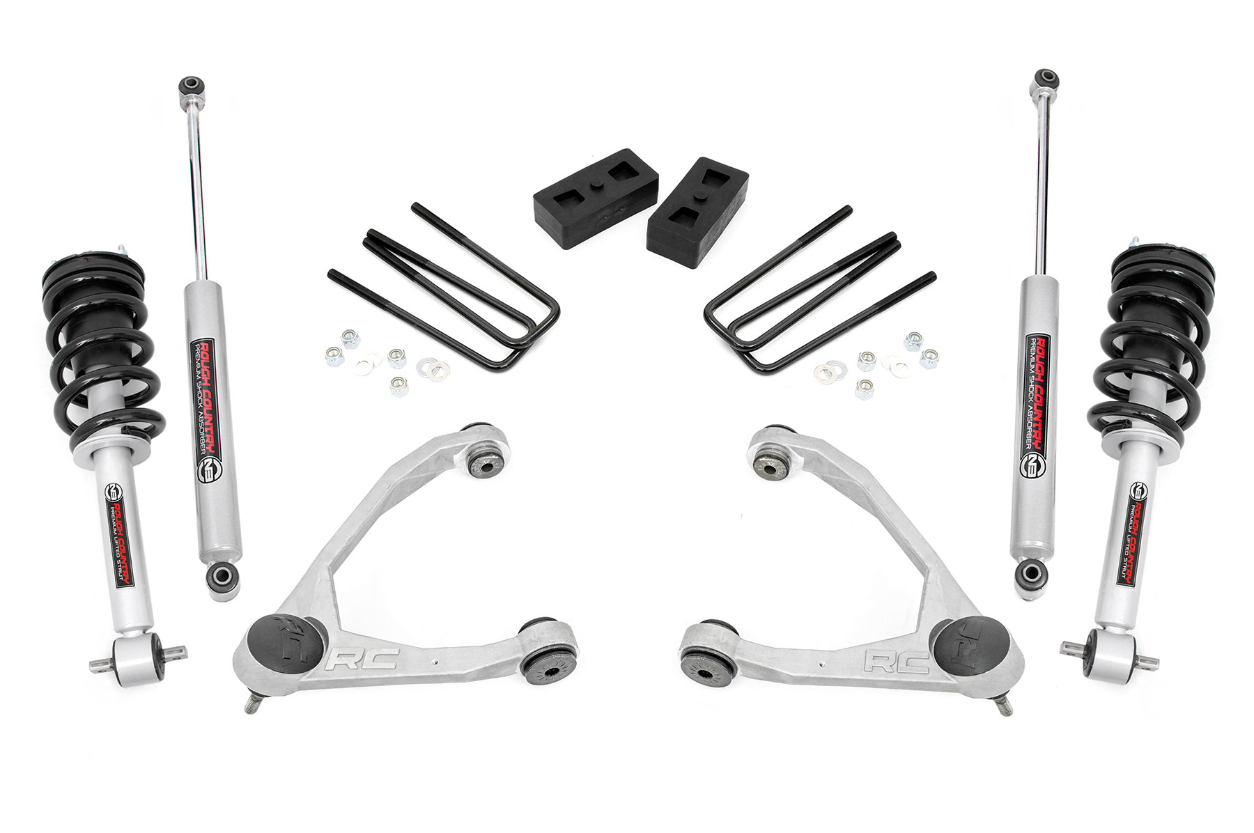 3,5-Zoll-Lift Kit | Stahlguss | N3-Federbein | Chevy/GMC 1500 (07–13)