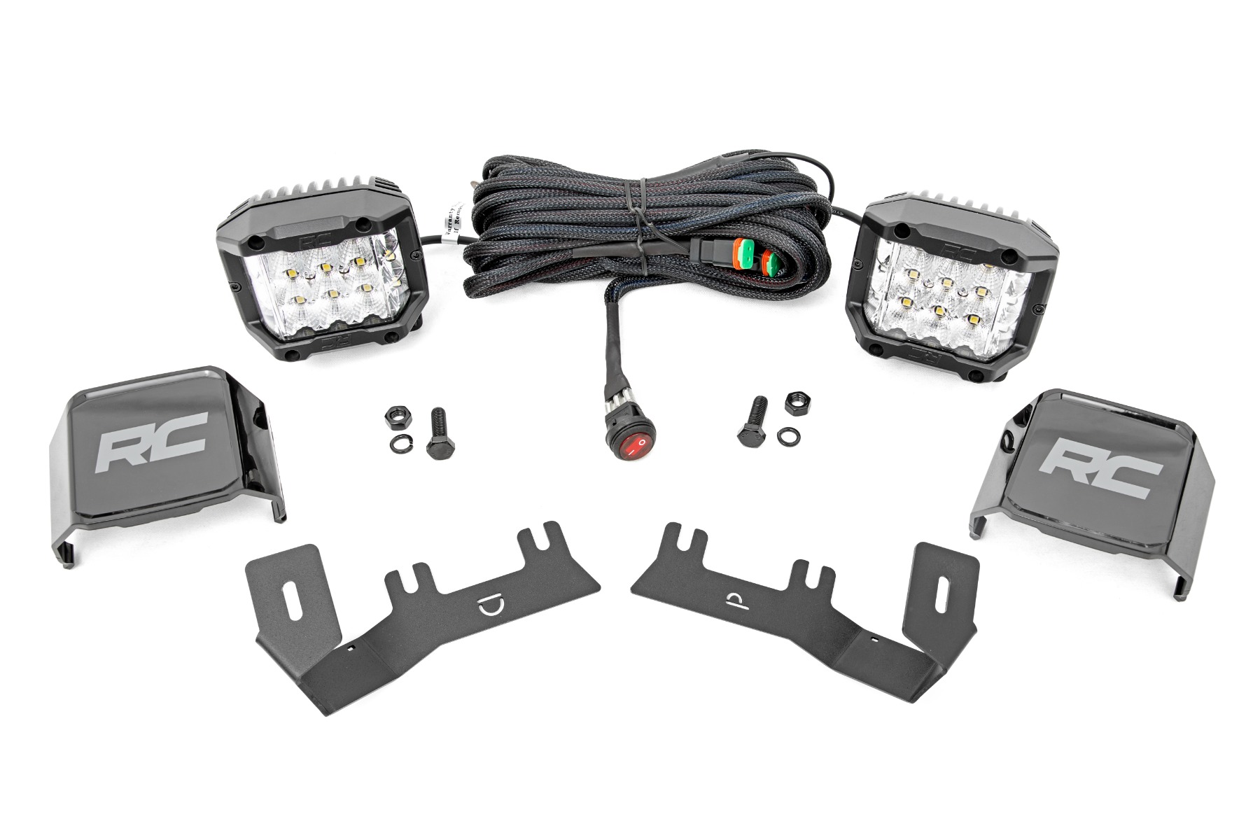 LED-Scheinwerfer-Set | 3-Zoll-Paar von OSRAM | Breitstrahl | Chevy/GMC 1500 (2014–2018 & Classic)