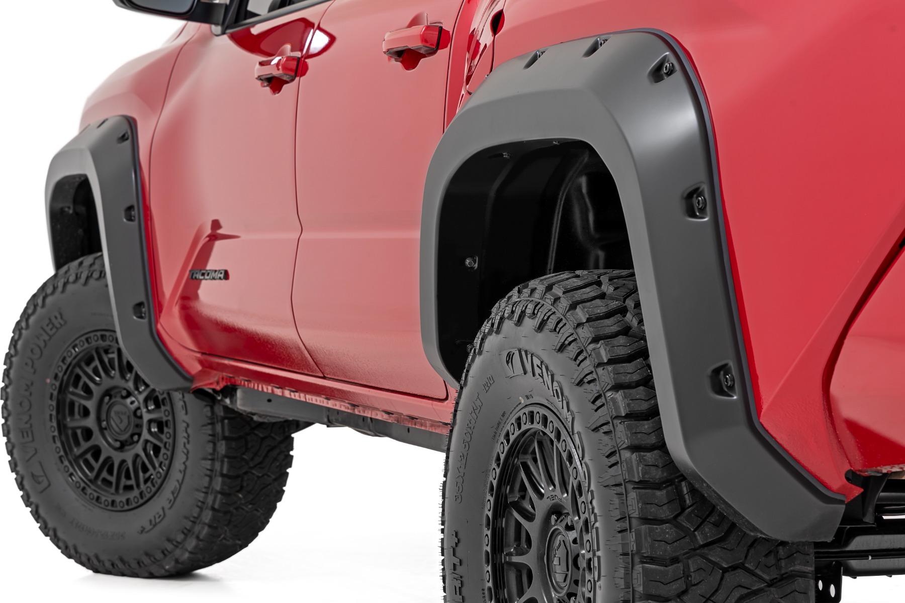 Pocket-Kotflügelverbreiterungen | 202 Glänzendes Schwarz | Toyota Tacoma 2WD/4WD (2024–2026)