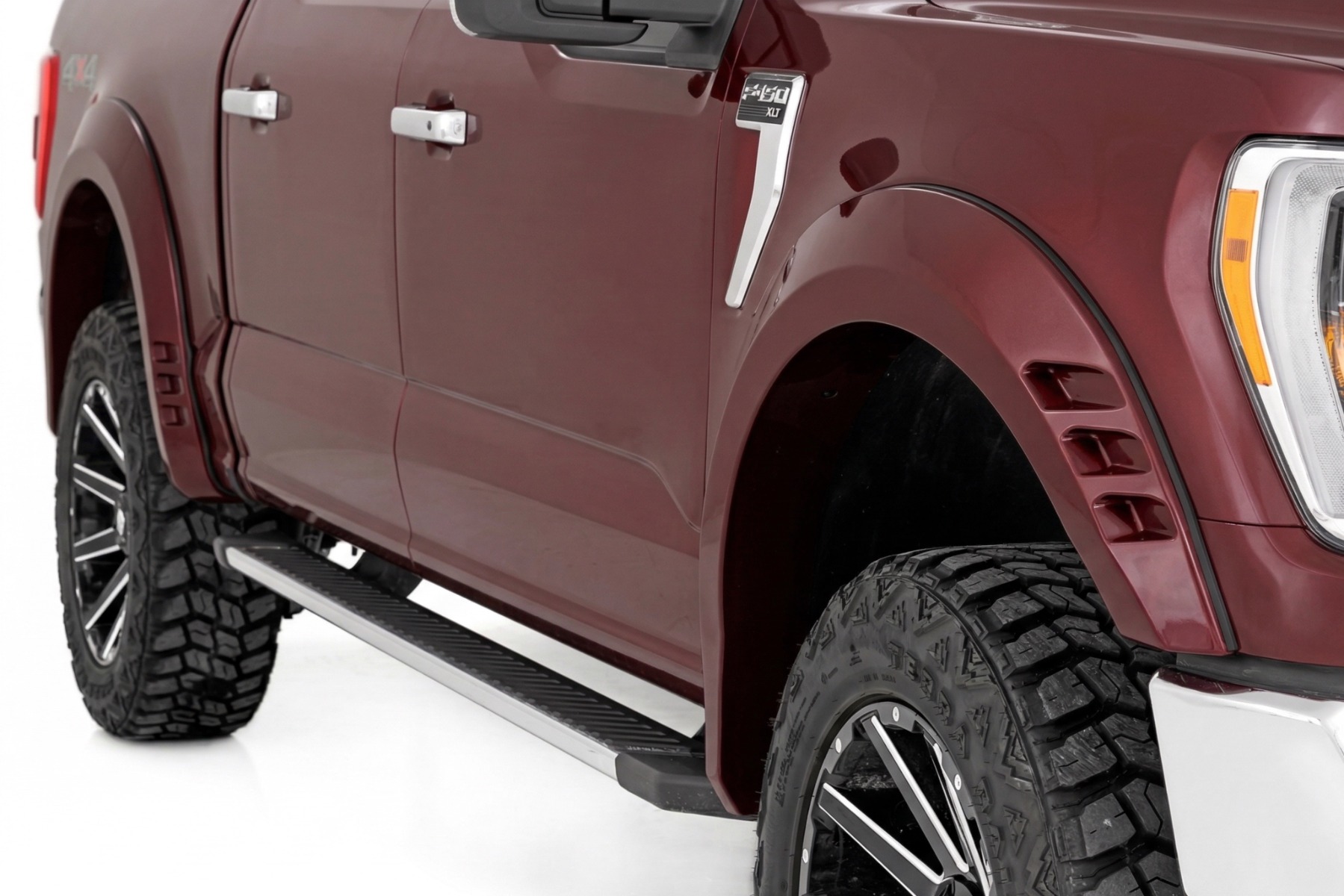 SF1 Kotflügelverbreiterungen | E2 Magma Red | Ford F-150 2WD/4WD (2021–2026) — Bild 4