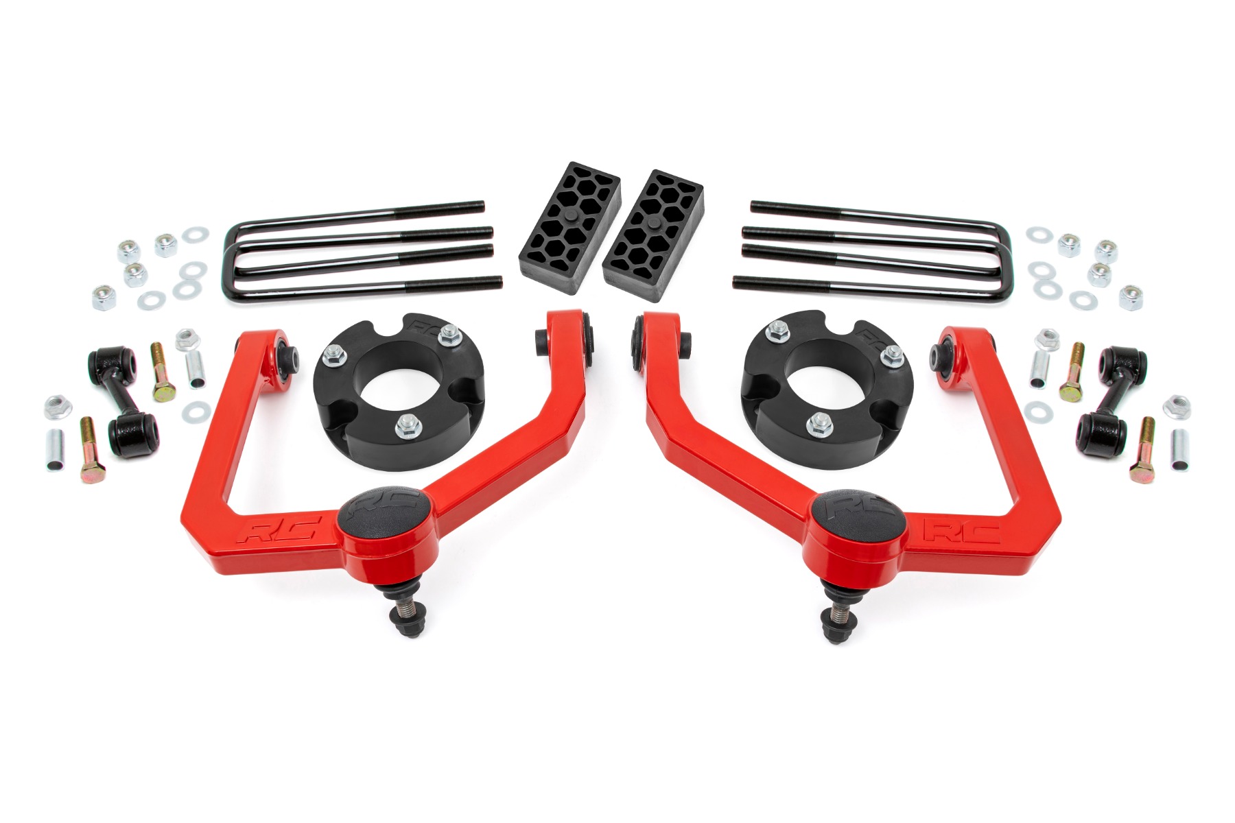 3-Zoll-Lift Kit | Nissan Titan 2WD/4WD (2004–2024) | Rote Ausführung