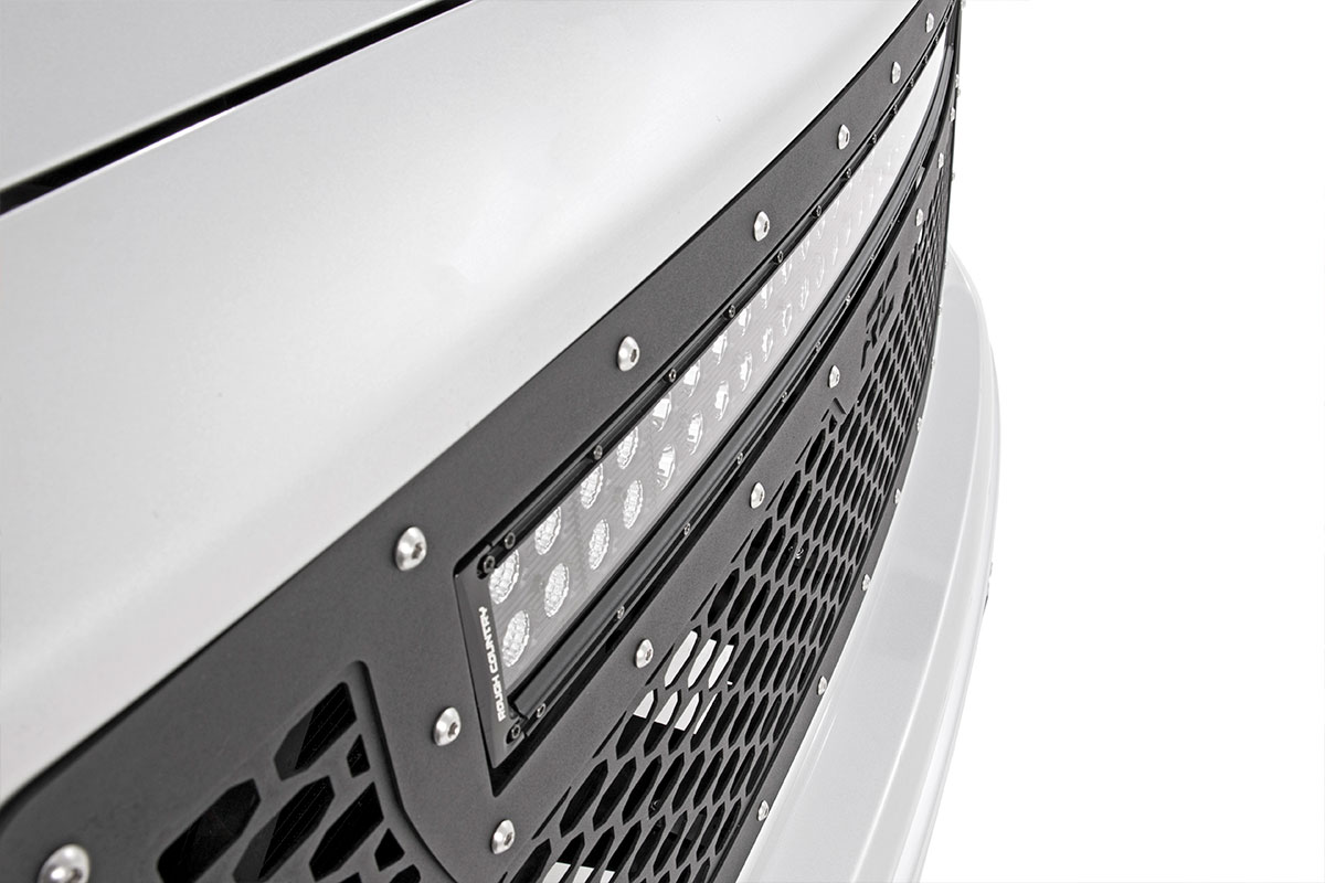 Mesh Grille | 30" Dual Row LED | Black | GMC Sierra 1500 2WD/4WD (2014-2015) — Bild 8