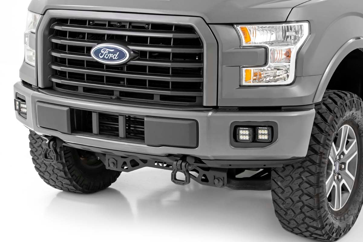 LED-Beleuchtungsset | Nebelscheinwerferhalterung | Doppelpack 2 Zoll schwarz | Spot | Ford F-150 (2015–2017) — Bild 3