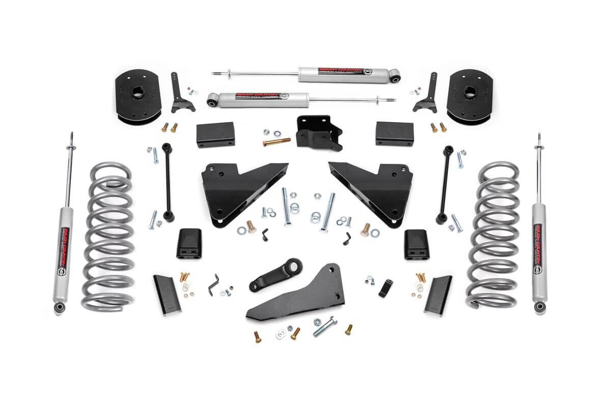 5-Zoll-Lift Kit | FR-Gasfeder | Radiusarm-Tieferlegung | RAM 2500 4WD (2014–2018)