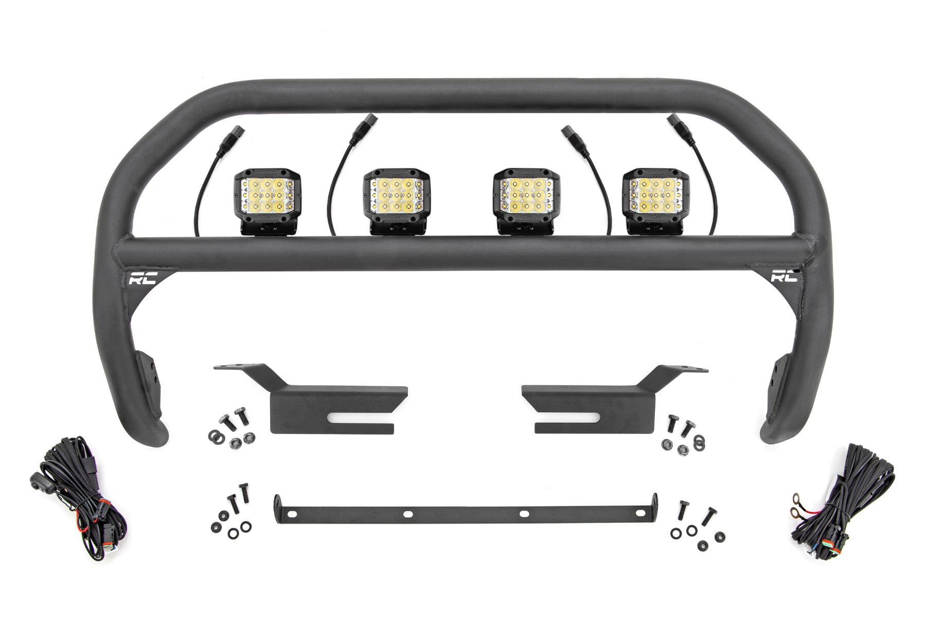 Frontschutzbügel | 3-Zoll-Weitwinkel-LEDs (4 Stück) | Ford Bronco 4WD (2021–2026)