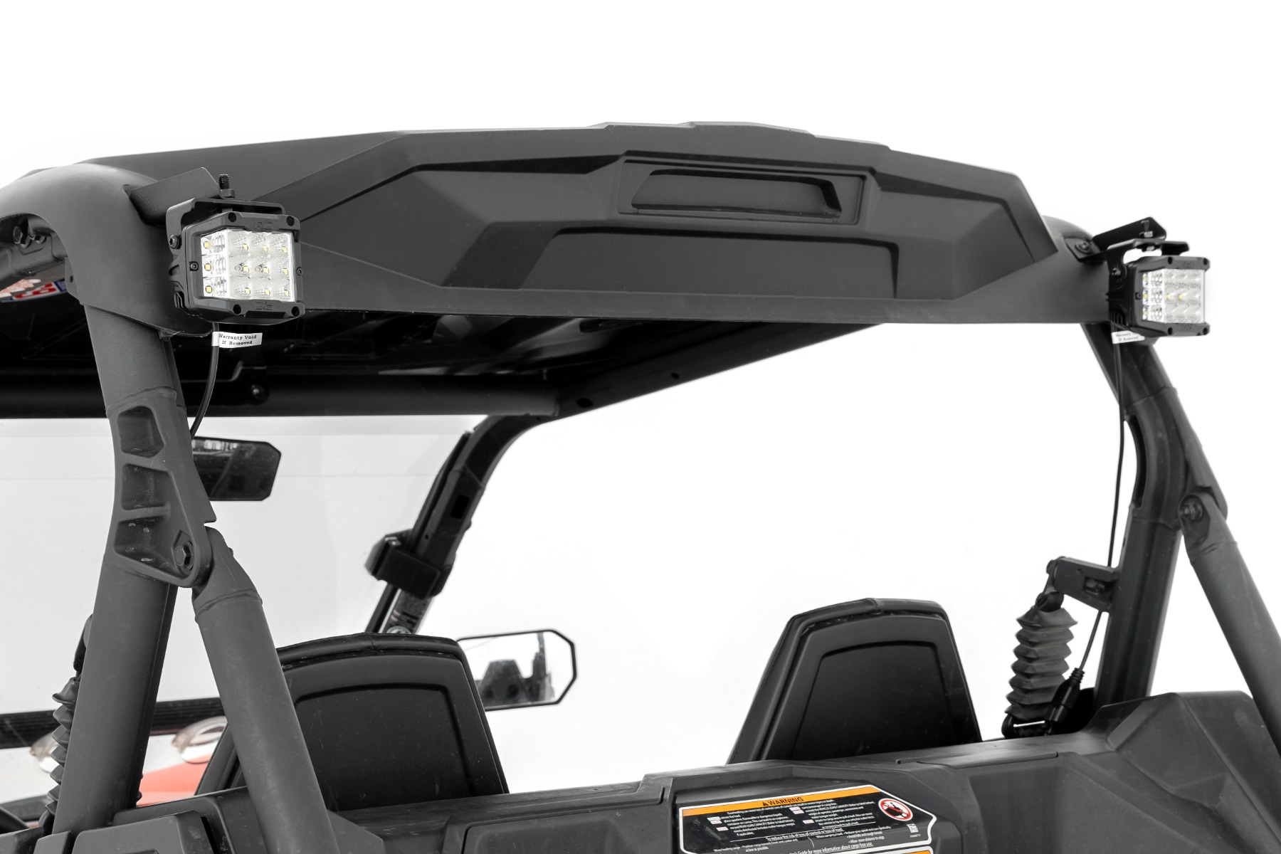 LED Light Kit | Rear Mount | 2" Black Pair | Flood | Can-Am Maverick Sport 1000R — Bild 2