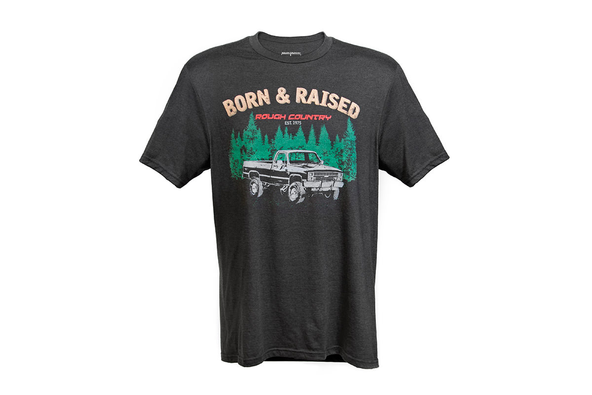 Rough Country T-Shirt | Born & Raised | Schwarz | LG