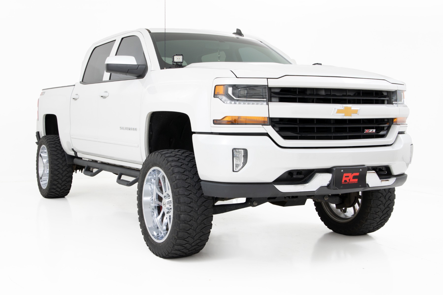 LED-Scheinwerfer-Set | 2 Zoll, schwarz, Paar | Gelbes Tagfahrlicht | Chevy/GMC 1500 (2014–2018 & Classic) — Bild 4