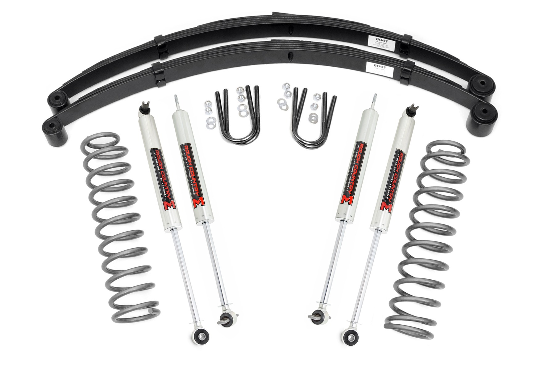 3-Zoll-Lift Kit | RR-Federn | M1 | Jeep Cherokee XJ 2WD/4WD (1984–2001)