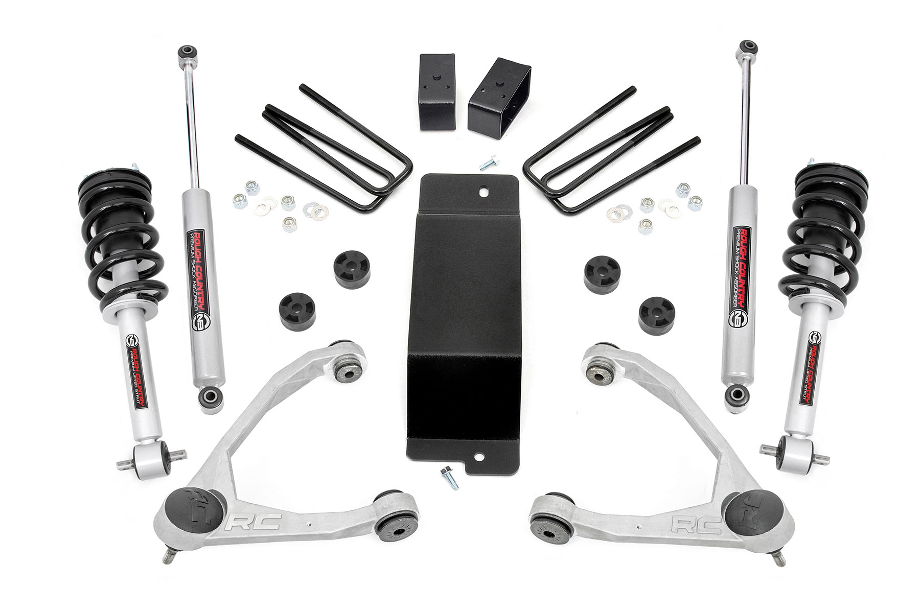 3,5-Zoll-Lift Kit | Obere Querlenker | N3-Federbeine | Chevy/GMC 1500 (07–13)