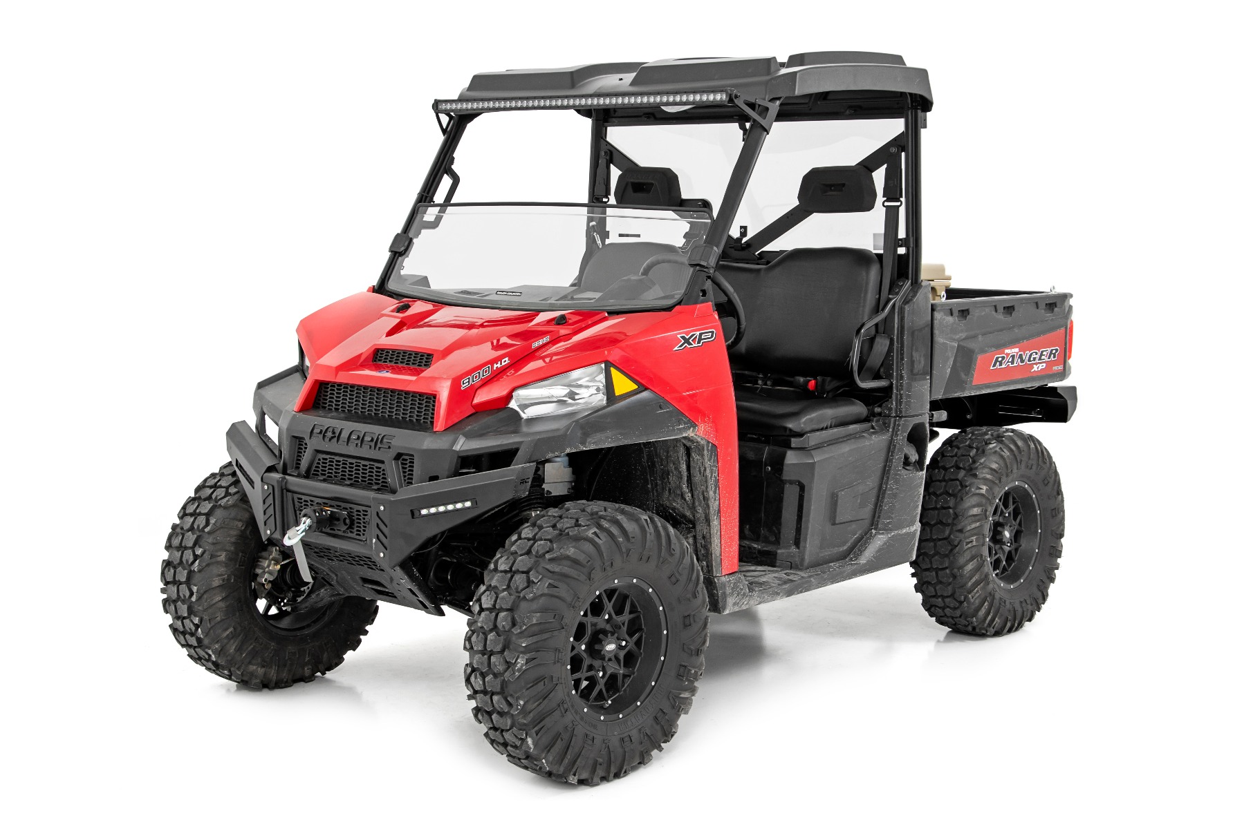 Stoßfängerflügel | 6" Schwarzes Slimline-LED-Paar | Polaris Ranger 1000/Ranger XP 900/1000 — Bild 4