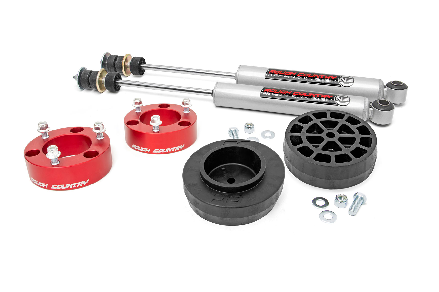 3-Zoll-Lift Kit | Rote Distanzscheiben | Toyota 4Runner (03–09)/FJ Cruiser (07–14)