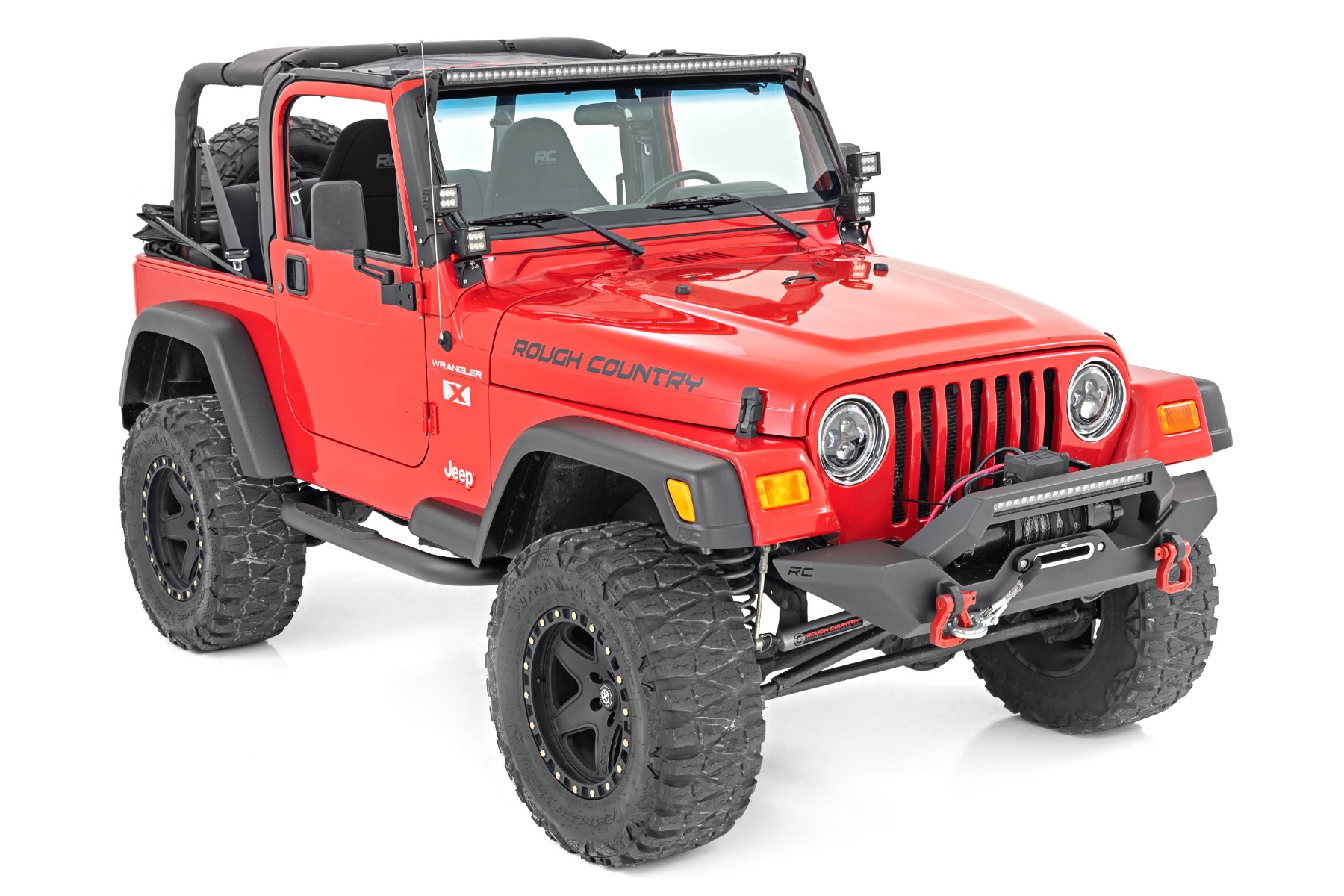 Nerf Bar | 3-Zoll-Rohr | Jeep Wrangler TJ (97–06)/Wrangler YJ (87–95) — Bild 2