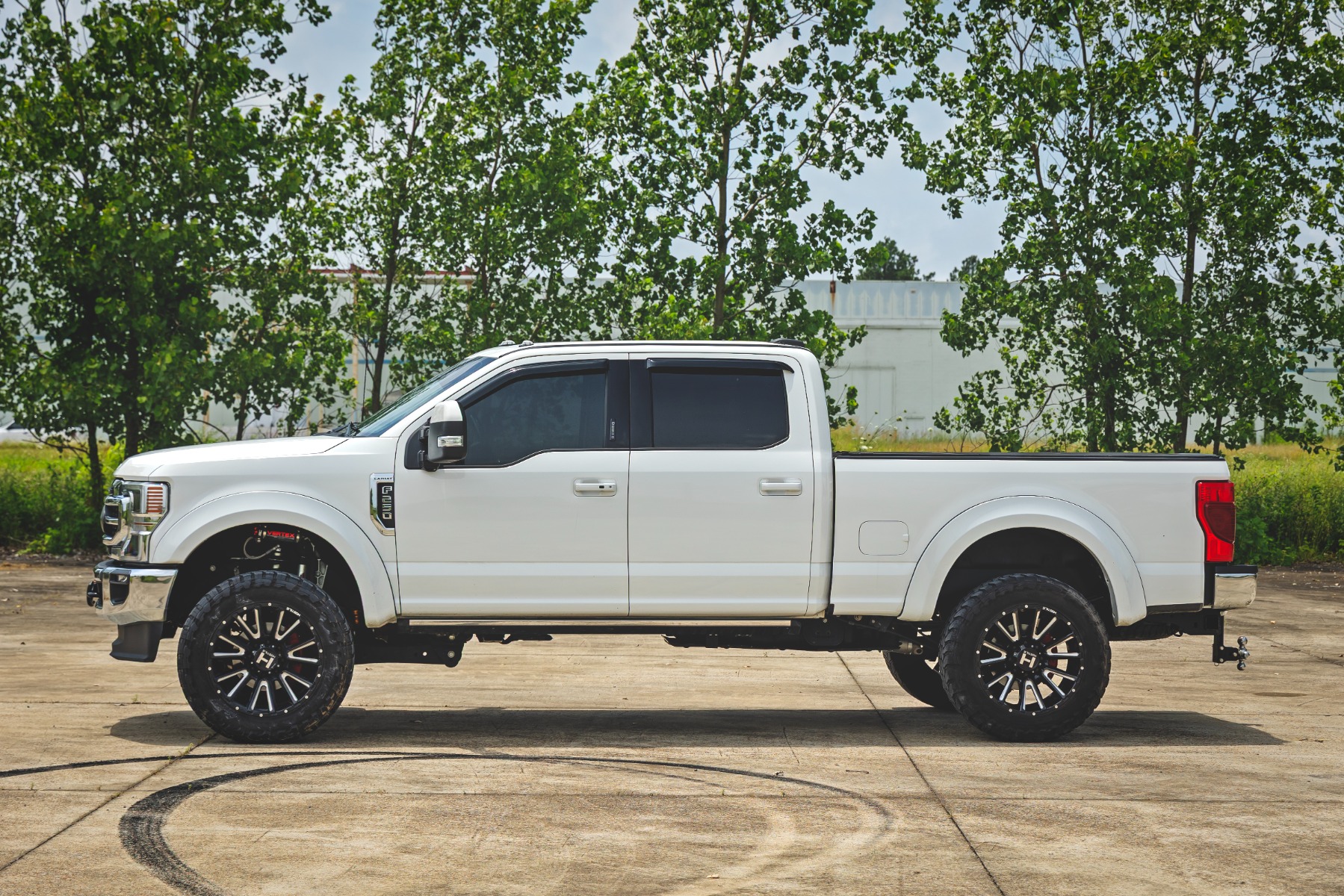 Seitenfenster-Windabweiser | Aufklebbarer Regenschutz | Ford F-150/Lightning/F-250/F-350/Raptor (15–26) — Bild 5