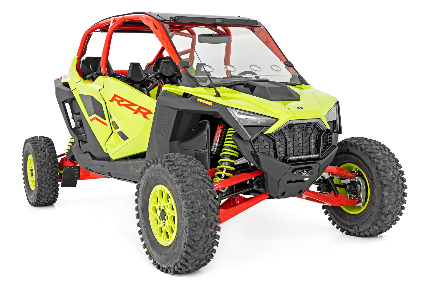 Belüftete Vollwindschutzscheibe | Kratzfest | Polaris RZR Turbo R — Bild 3