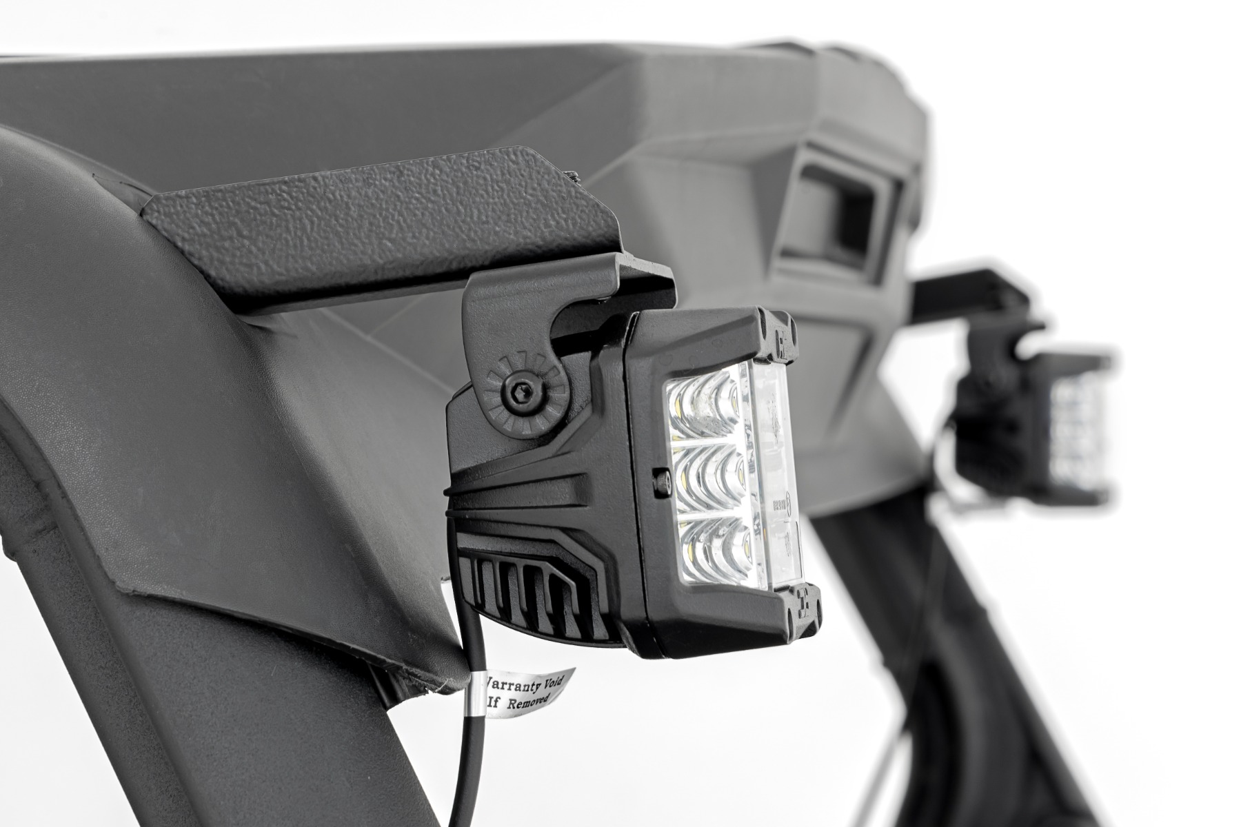 LED Light Kit | Rear Mount | 2" Black Pair | Flood | Can-Am Maverick Sport 1000R — Bild 3