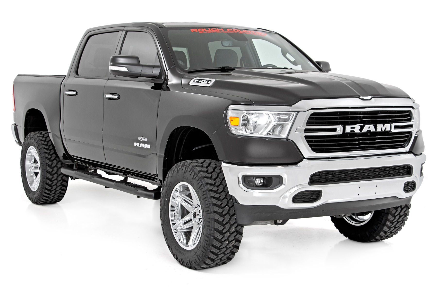 Ovale Nerf-Trittstufe | Crew Cab | Schwarz | RAM 1500 (19–26)/1500 TRX (21–24) — Bild 2