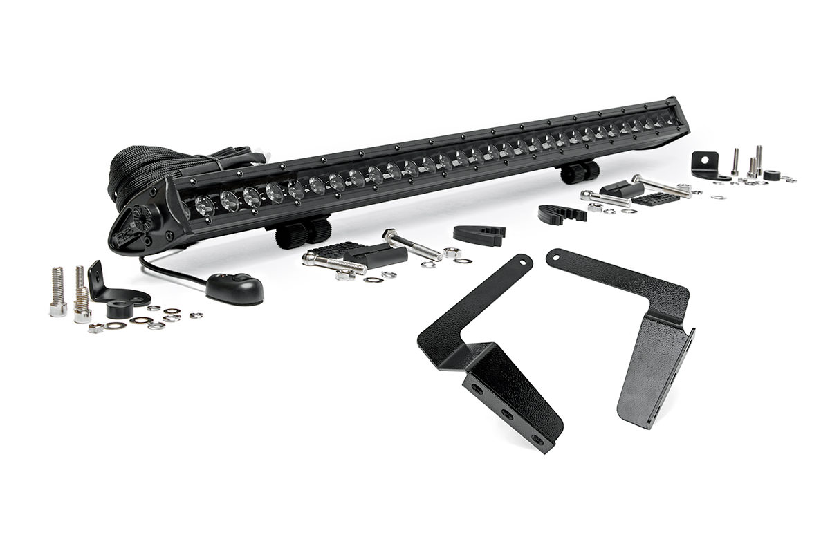 LED-Beleuchtungsset | Stoßstangenmontage | 30 Zoll Schwarz, einreihig | Toyota Tundra (14–21)