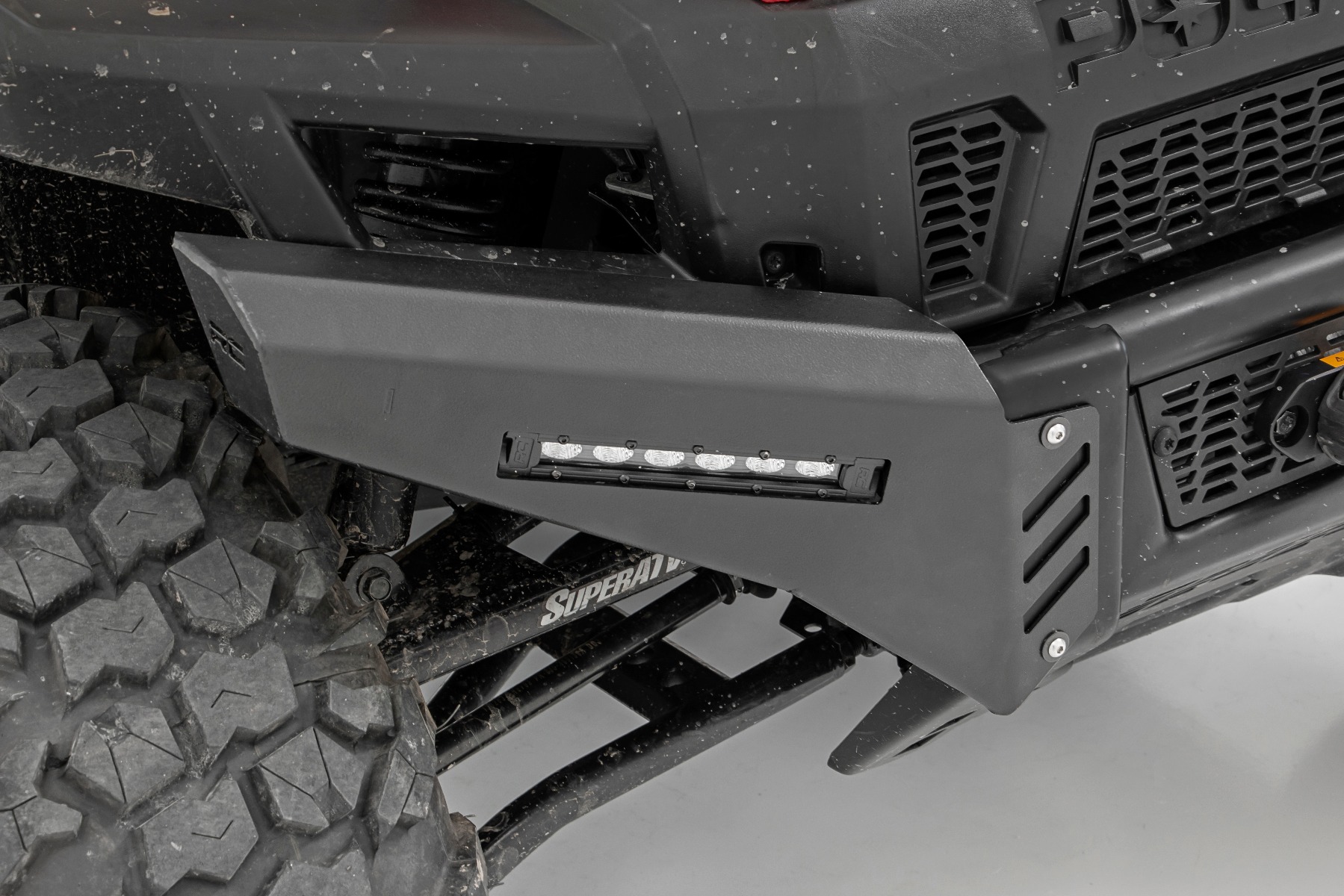 Stoßfängerflügel | 6" Schwarzes Slimline-LED-Paar | Polaris Ranger 1000/Ranger XP 900/1000 — Bild 5