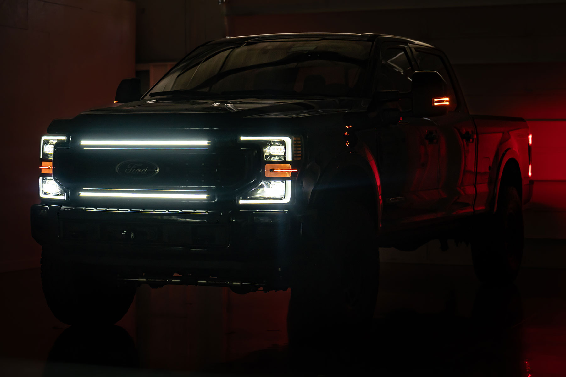 LED-Beleuchtungsset | Kühlergrillmontage | 30-Zoll-Tagfahrlicht | Ford F-250/F-350 Super Duty (2017–2022) — Bild 3