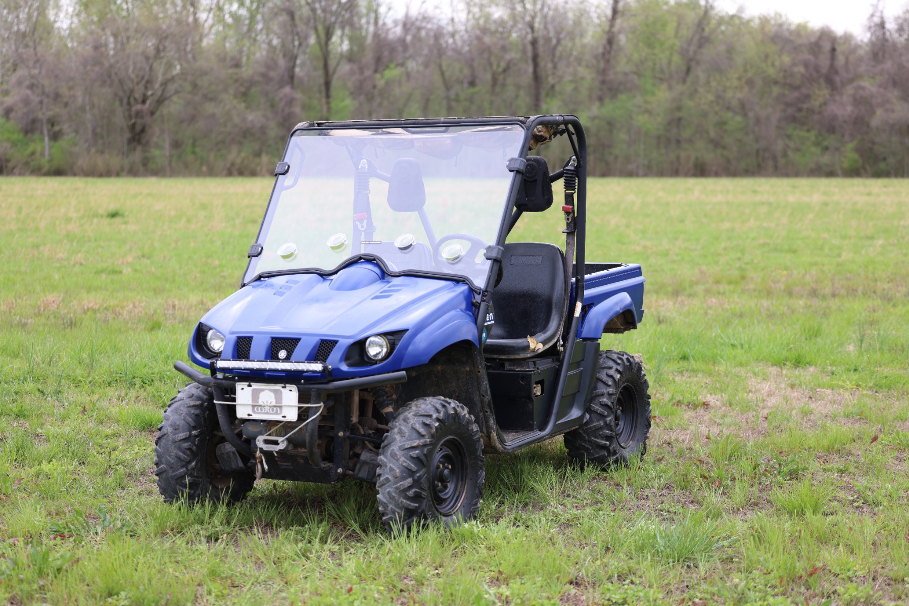 Belüftete Vollwindschutzscheibe | Kratzfest | Yamaha Rhino 450/Rhino 700 — Bild 3