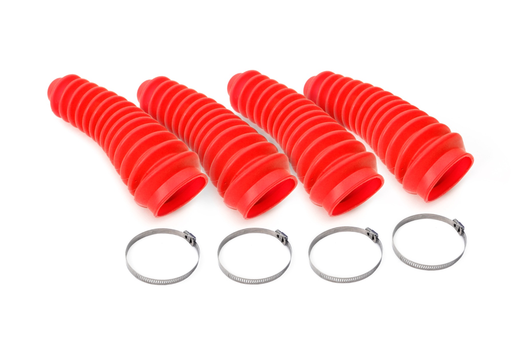 Stoßdämpfer-Schutzmanschetten | Rot | 4er-Pack