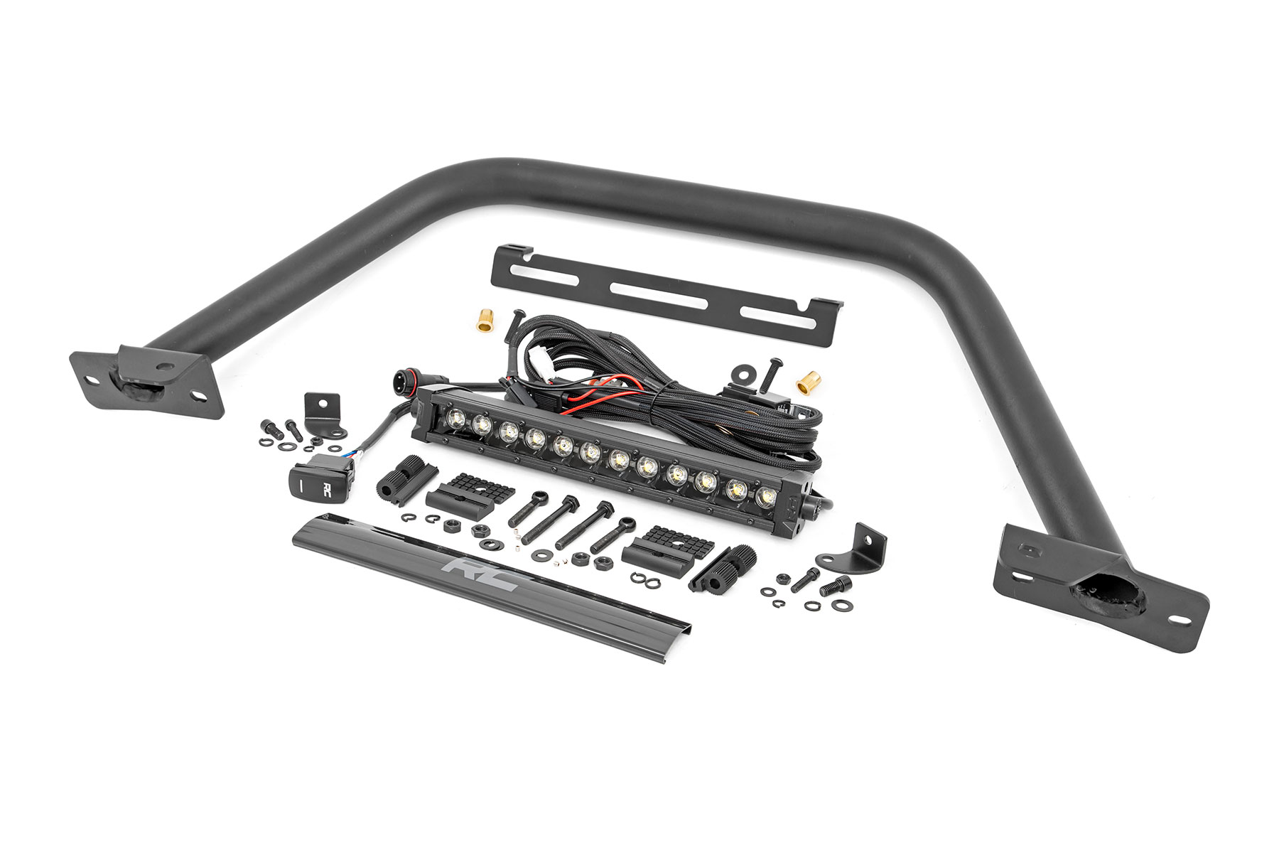 Safari-Leiste | 12" LED-Lichtleiste | Schwarz | Tagfahrlicht | Einreihig | OE Modular Steel | Ford Bronco (21–26)
