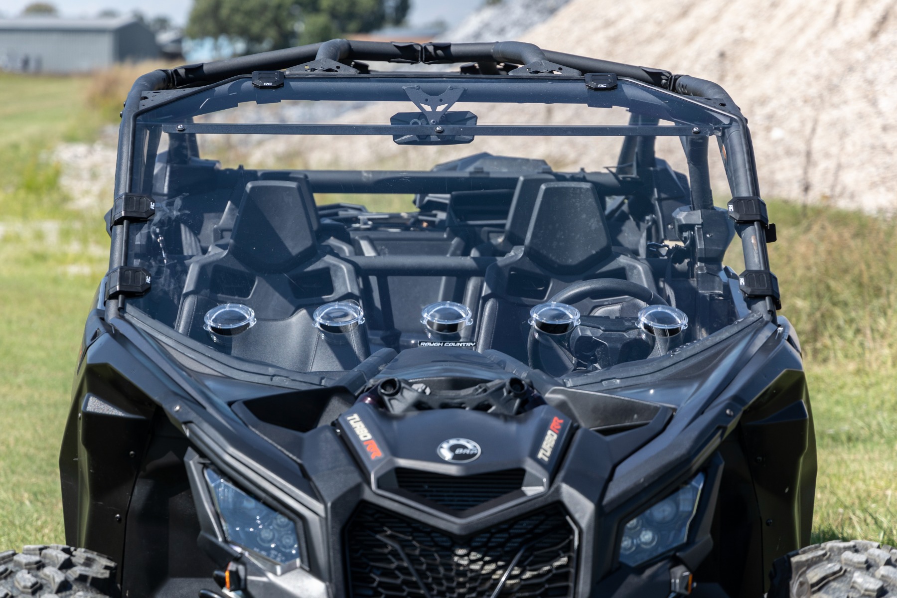 Belüftete Vollwindschutzscheibe | Kratzfest | Can-Am Maverick X3 — Bild 4