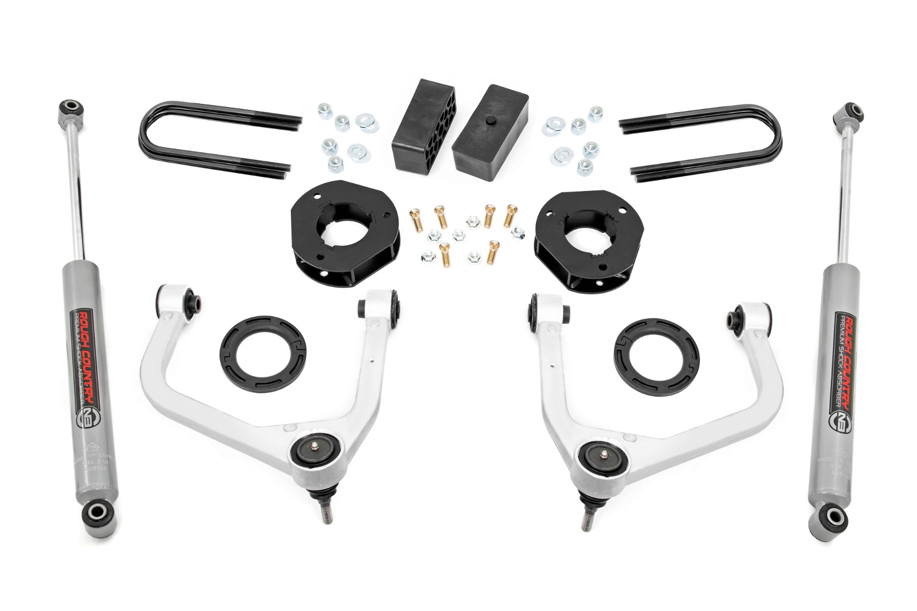 3,5-Zoll-Lift Kit | Einblattfeder hinten | GMC Sierra 1500 2WD/4WD (2019–2024)