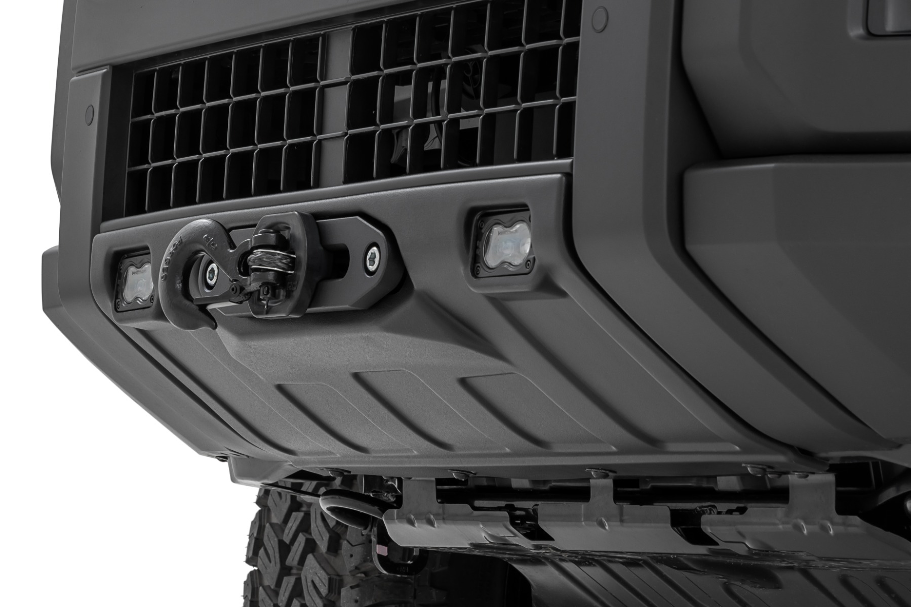 FXS Verdeckte Seilwinde-Halterung | Gelb SAE | Nebel | Toyota Land Cruiser 4WD (24–26) — Bild 2