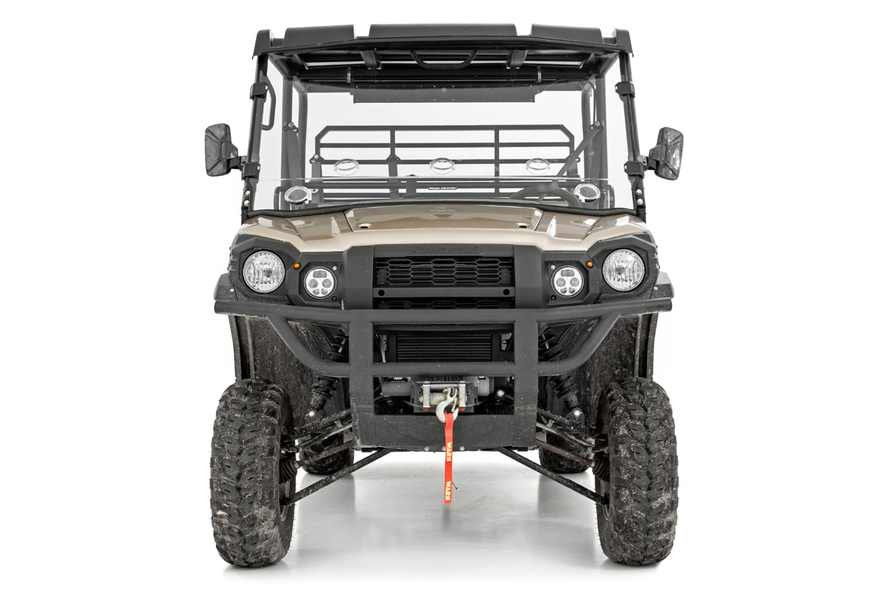 Belüftete Vollwindschutzscheibe | Kratzfest | Kawasaki Mule PRO-FX — Bild 3