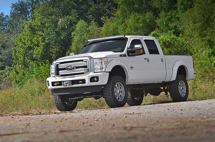 LED-Lichthalterung | Obere Windschutzscheibe | 54 Zoll Gebogen | Ford F-250/F-350 Super Duty (99–16) — Bild 4