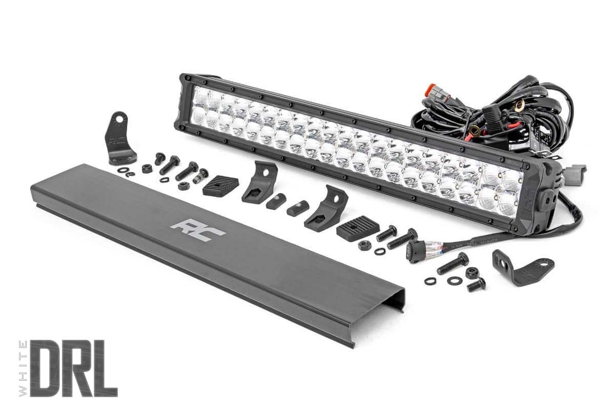 20-Zoll-LED-Lichtleiste der Chrome-Serie | Zweireihig | Tageslichtweiß