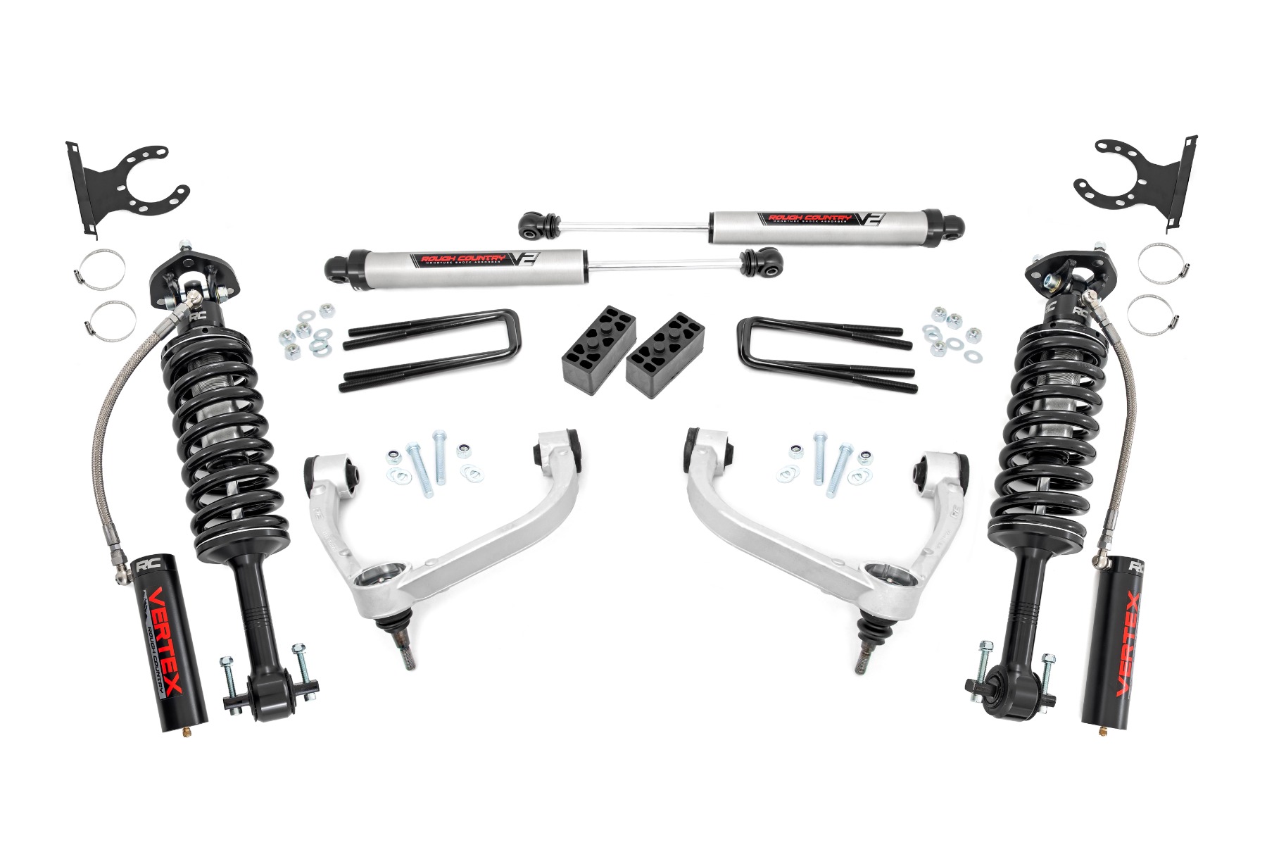 3-Zoll-Lift Kit | Obere Querlenker | Vertex/V2 | Ford F-150 4WD (2014–2020)