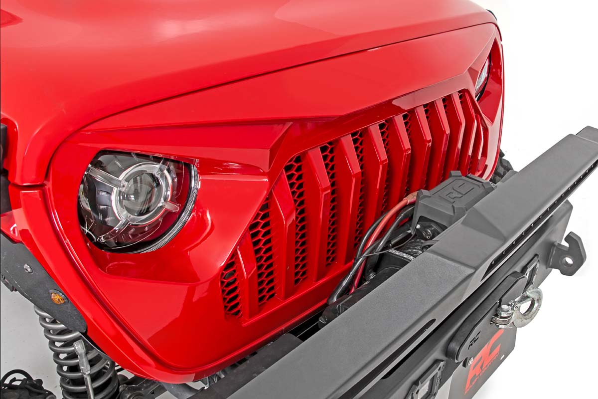 Ersatz-Kühlergrill | Angry Eyes | Jeep Gladiator JT/Wrangler JL 4WD (18–26) — Bild 2
