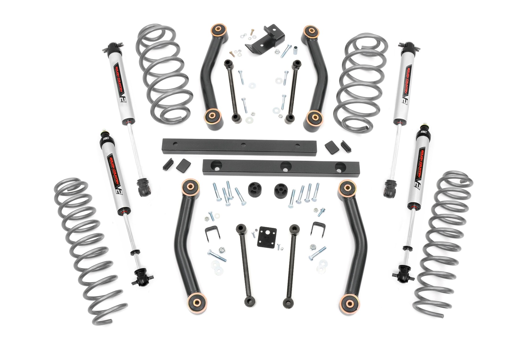 4-Zoll-Lift Kit | V2 | Jeep Wrangler TJ 4WD (1997–2002)