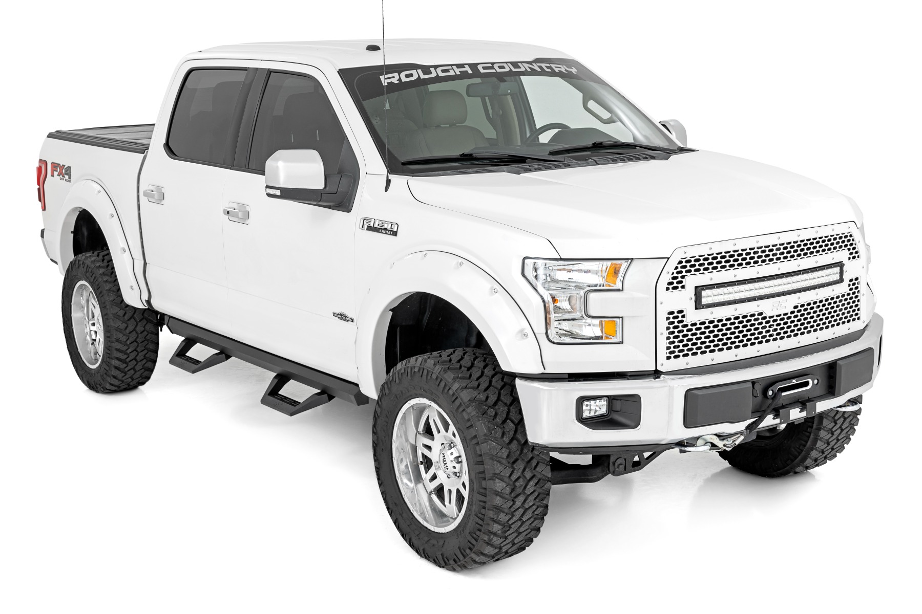 SRX2 verstellbare Aluminium-Trittstufe | Doppelkabine | Ford F-150/Lightning/F-250/F-350/Raptor (2015–2026) — Bild 2